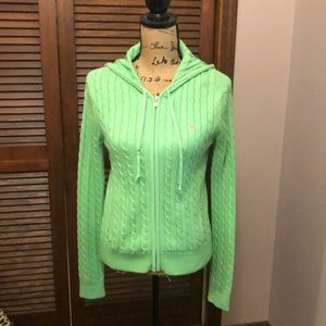 Lily Pulitzer zip up jacket with hood